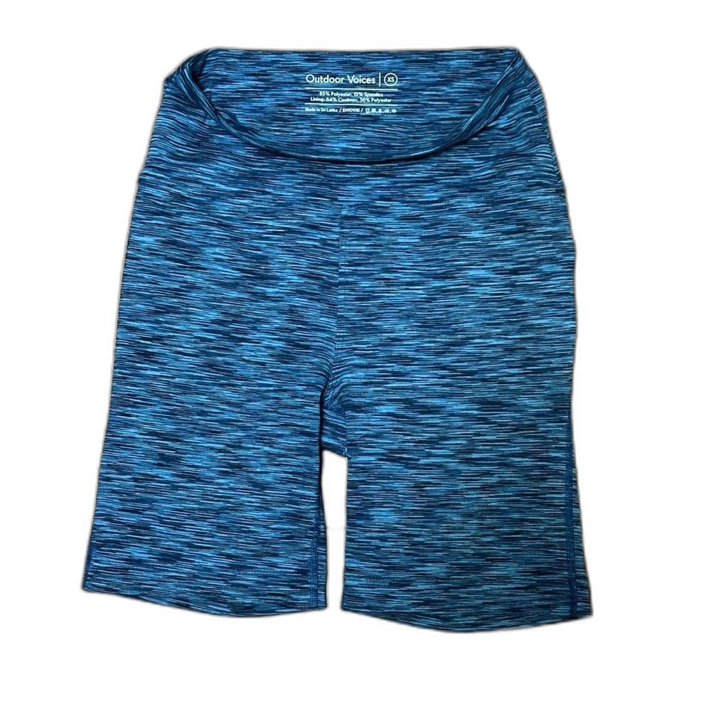 Outdoor Voices Free Form Bike Shorts XS Hiking Sporty Workout Granola